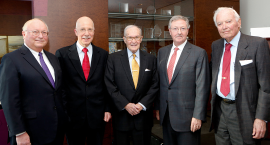 Newton Minow with Sidley Austin colleagues